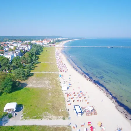 Villa Strandeck FeWo8 - strandnah, Meerblick, Balkon * Binz